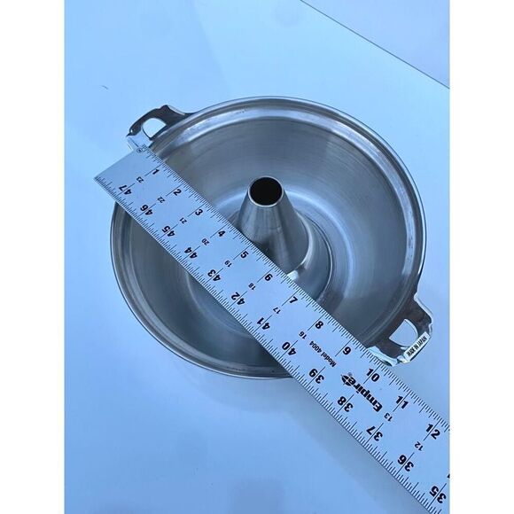 Vintage Japanese Stainless Steel Fondue Set Pot with Lid and Underplate Burner H - Picture 9 of 13